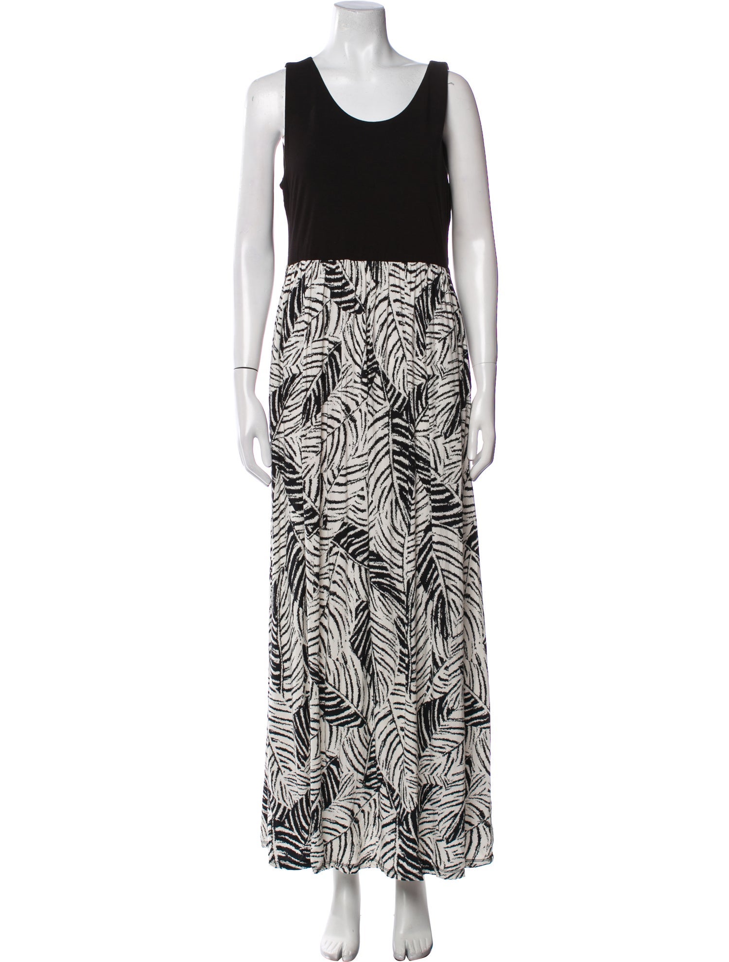Nicole Miller Printed Long Dress