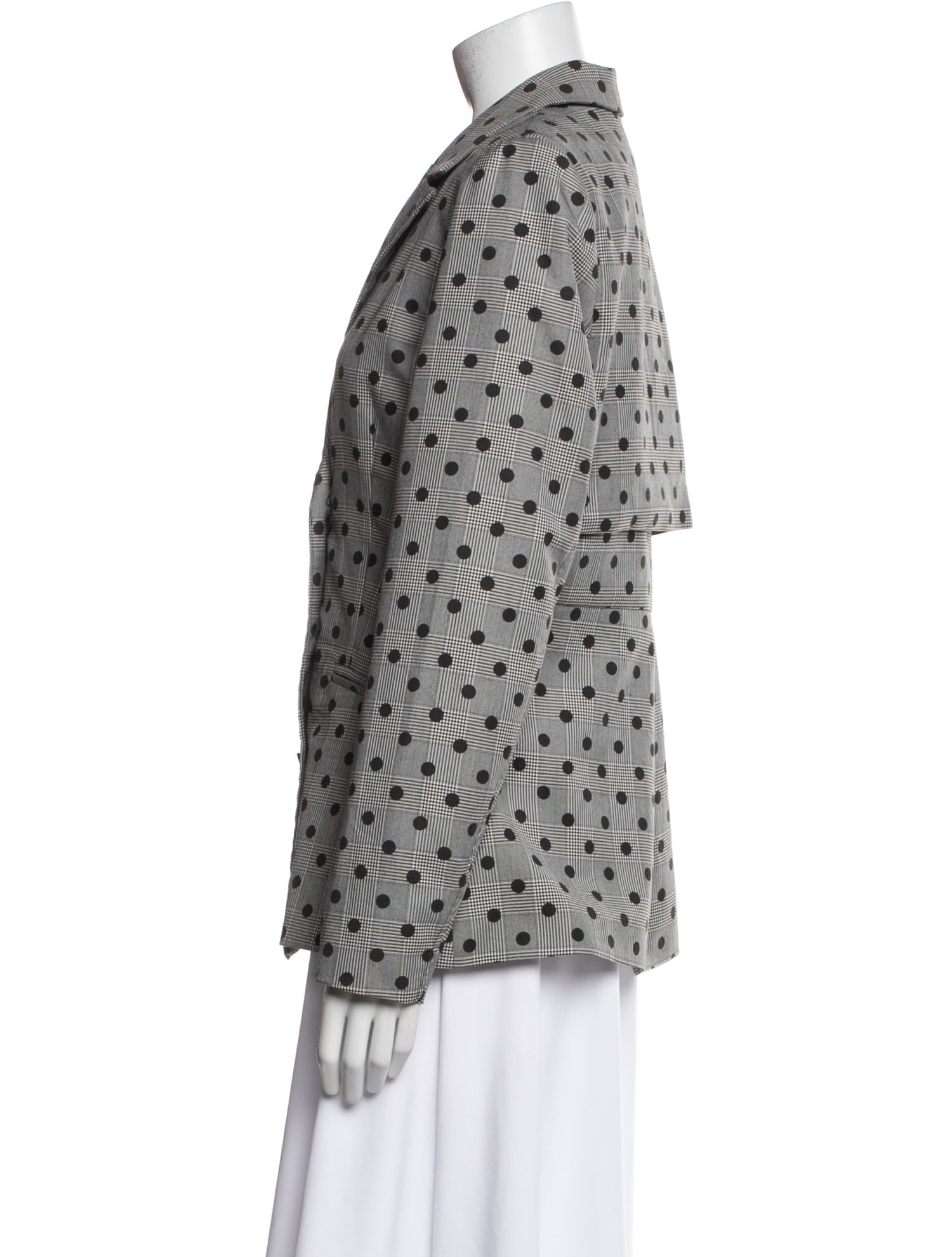 Nicole Miller Polka Dot Print Blazer