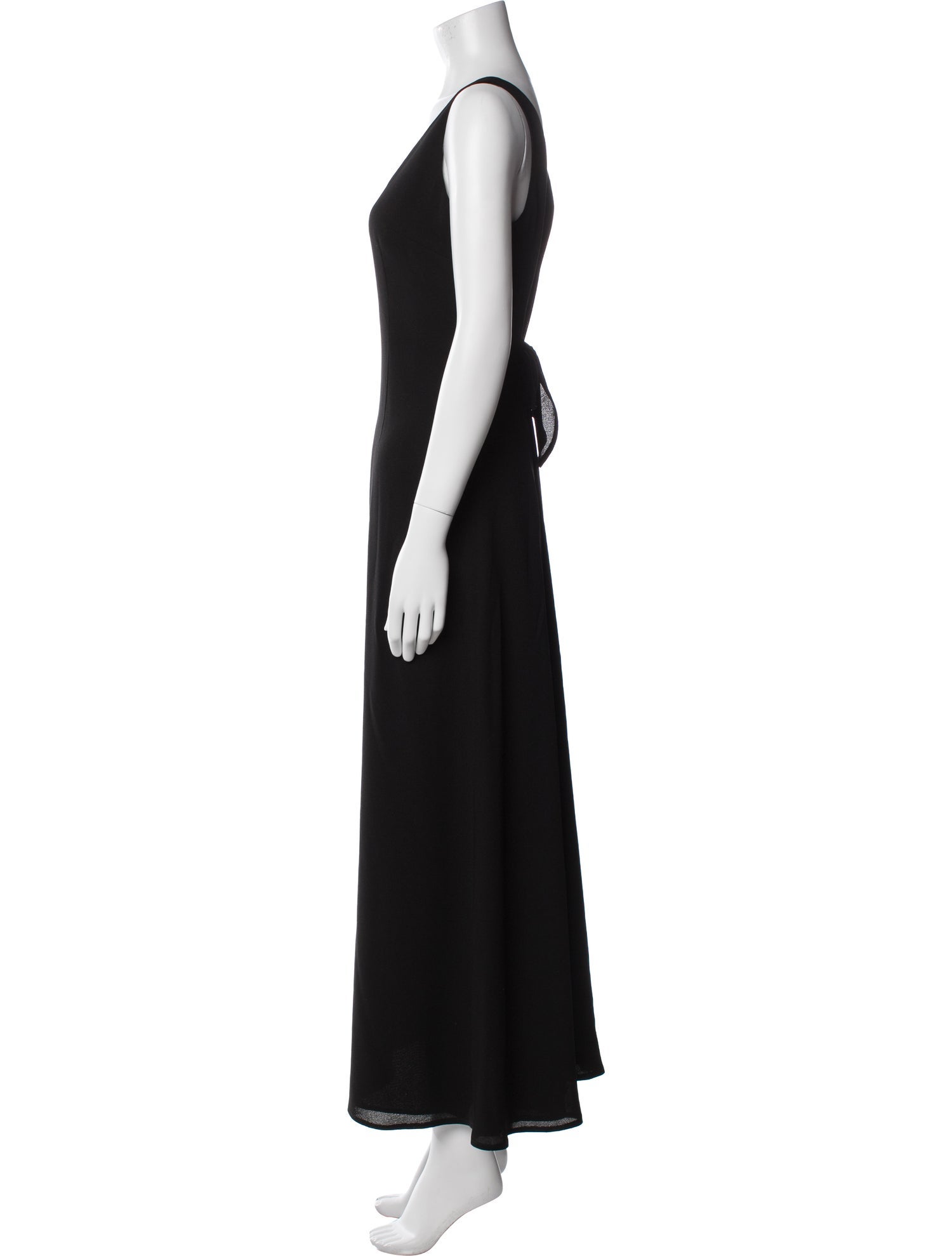 Nicole Miller V-Neck Long Dress