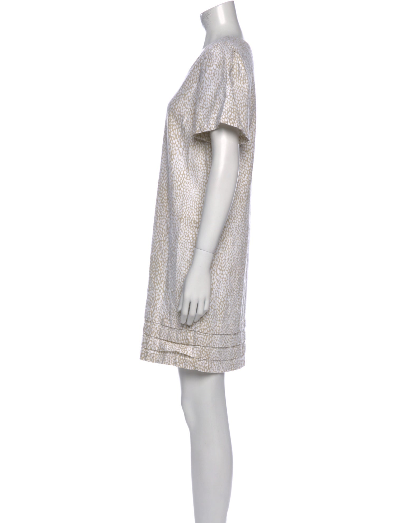 Nicole Miller V-Neck Mini Dress