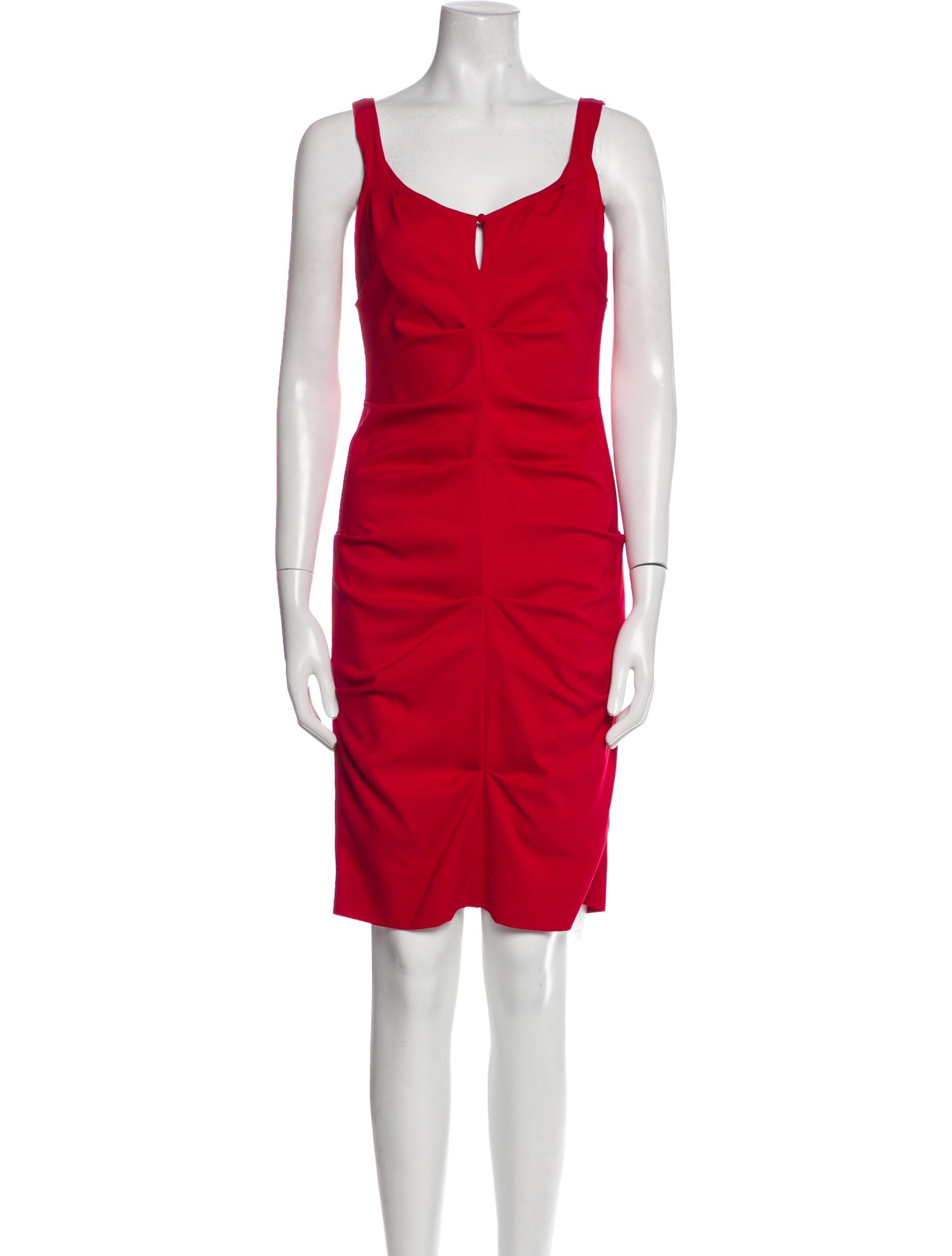 Nicole Miller Silk Knee-Length Dress