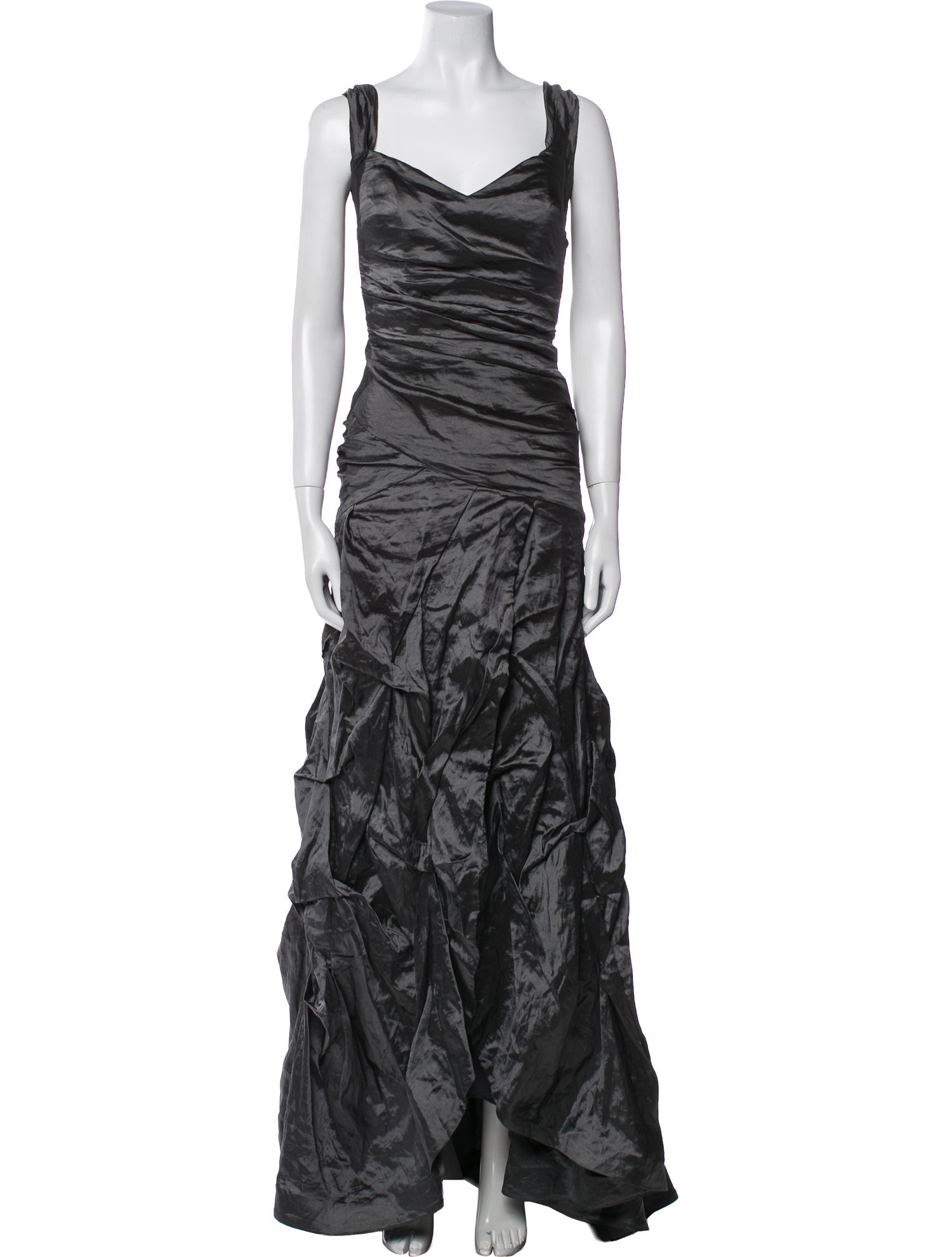 Nicole Miller Square Neckline Mini Dress