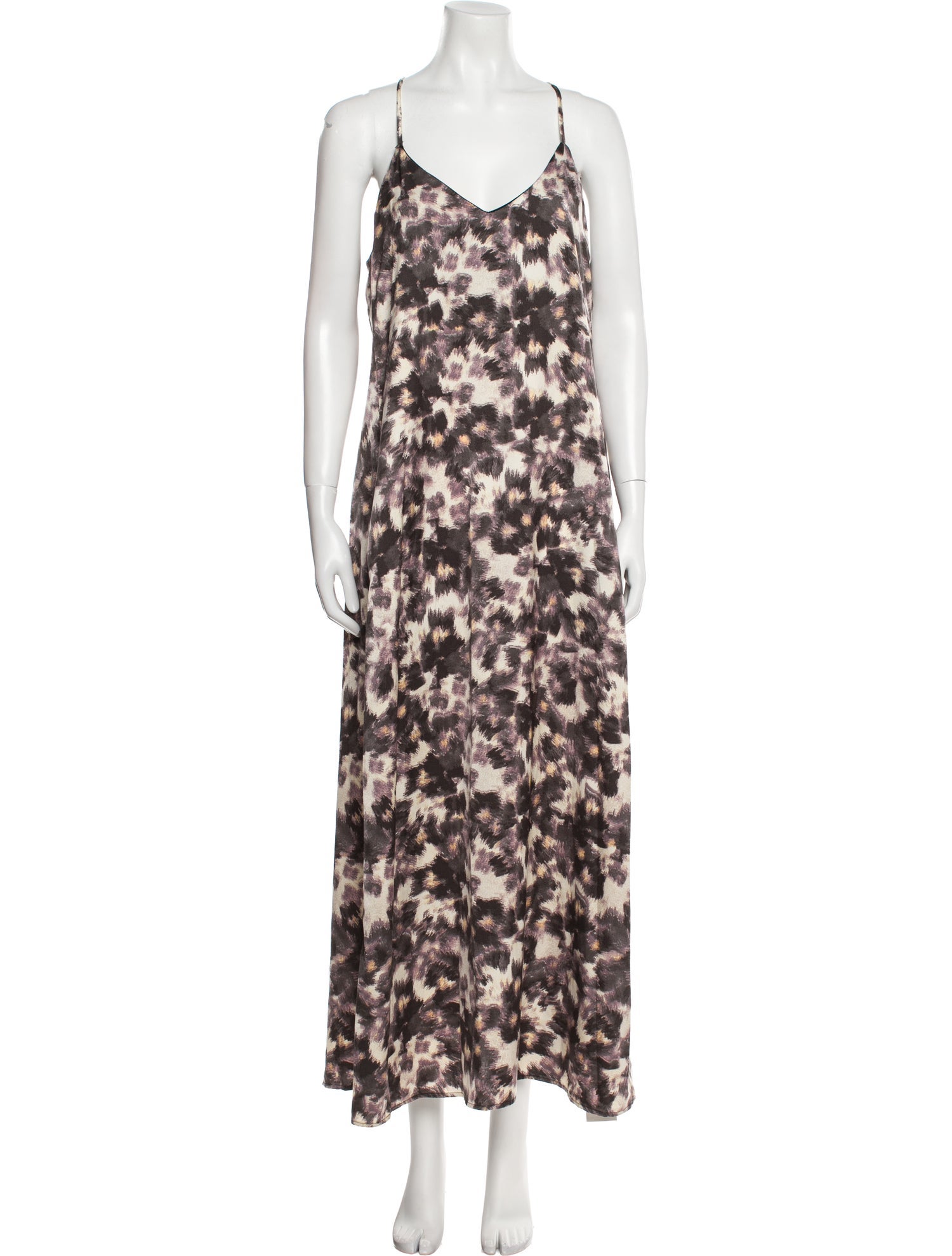 Nicole Miller Printed Long Dress w/ Tags
