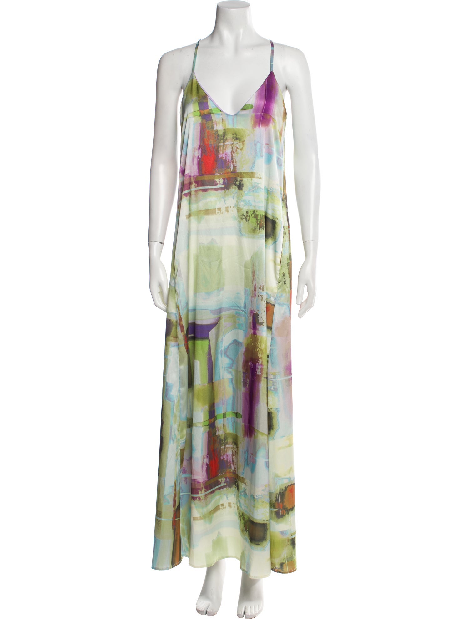 Nicole Miller Printed Long Dress