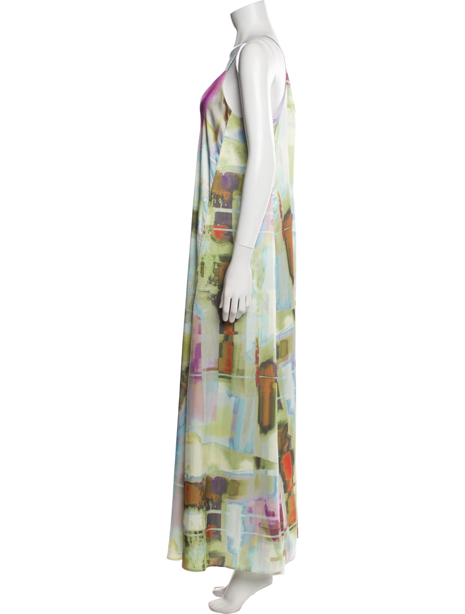 Nicole Miller Printed Long Dress