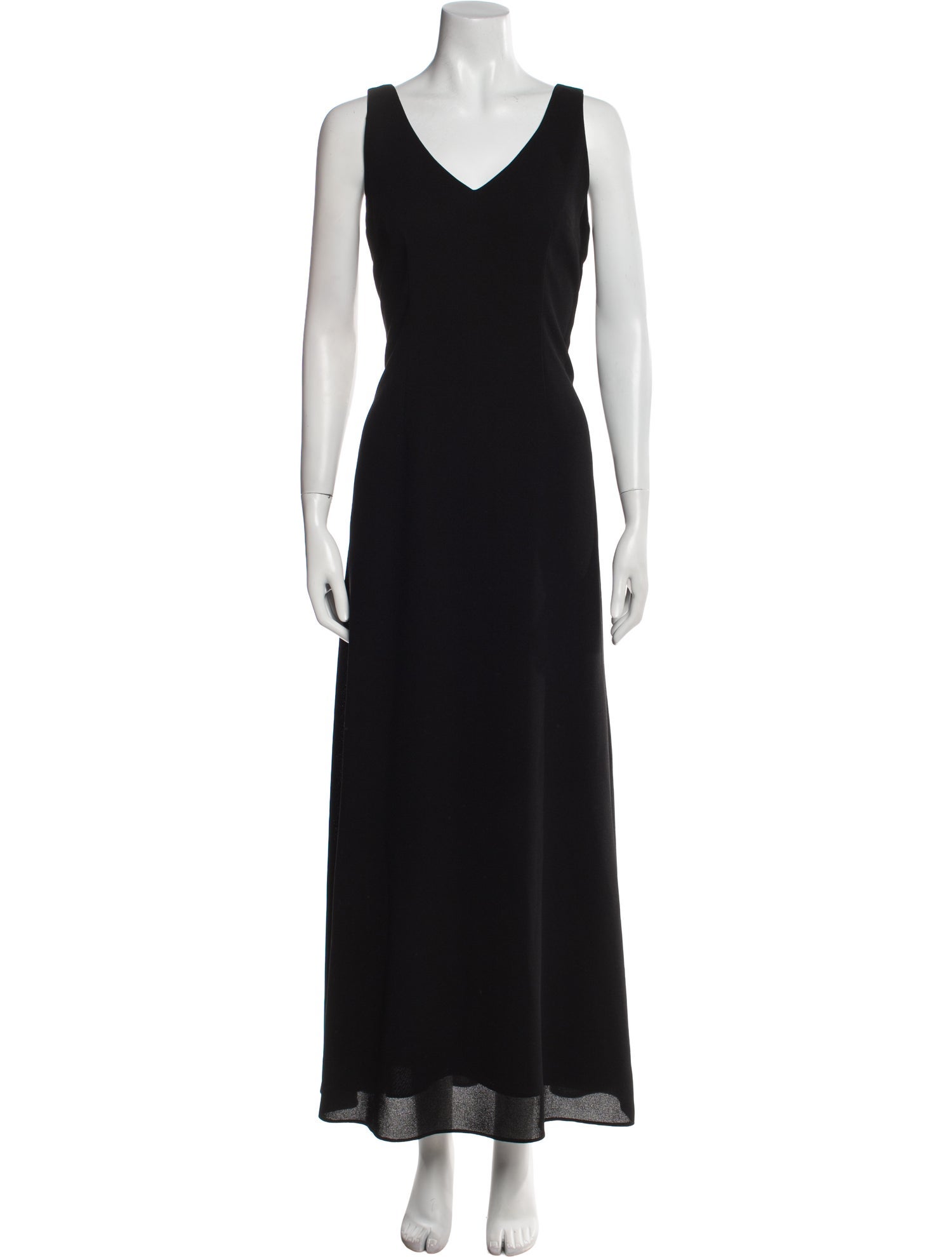 Nicole Miller V-Neck Long Dress