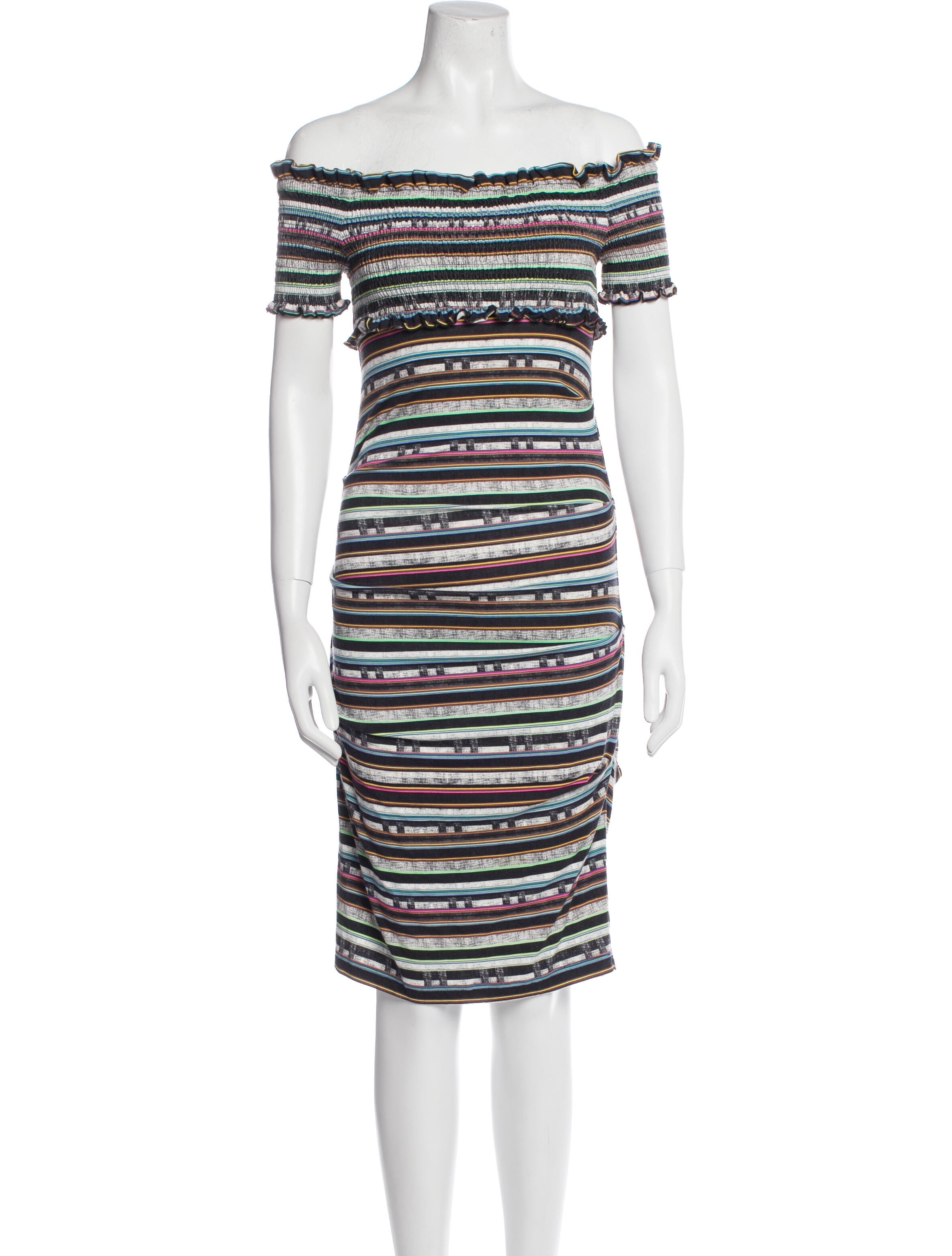 Nicole Miller Striped Mini Dress