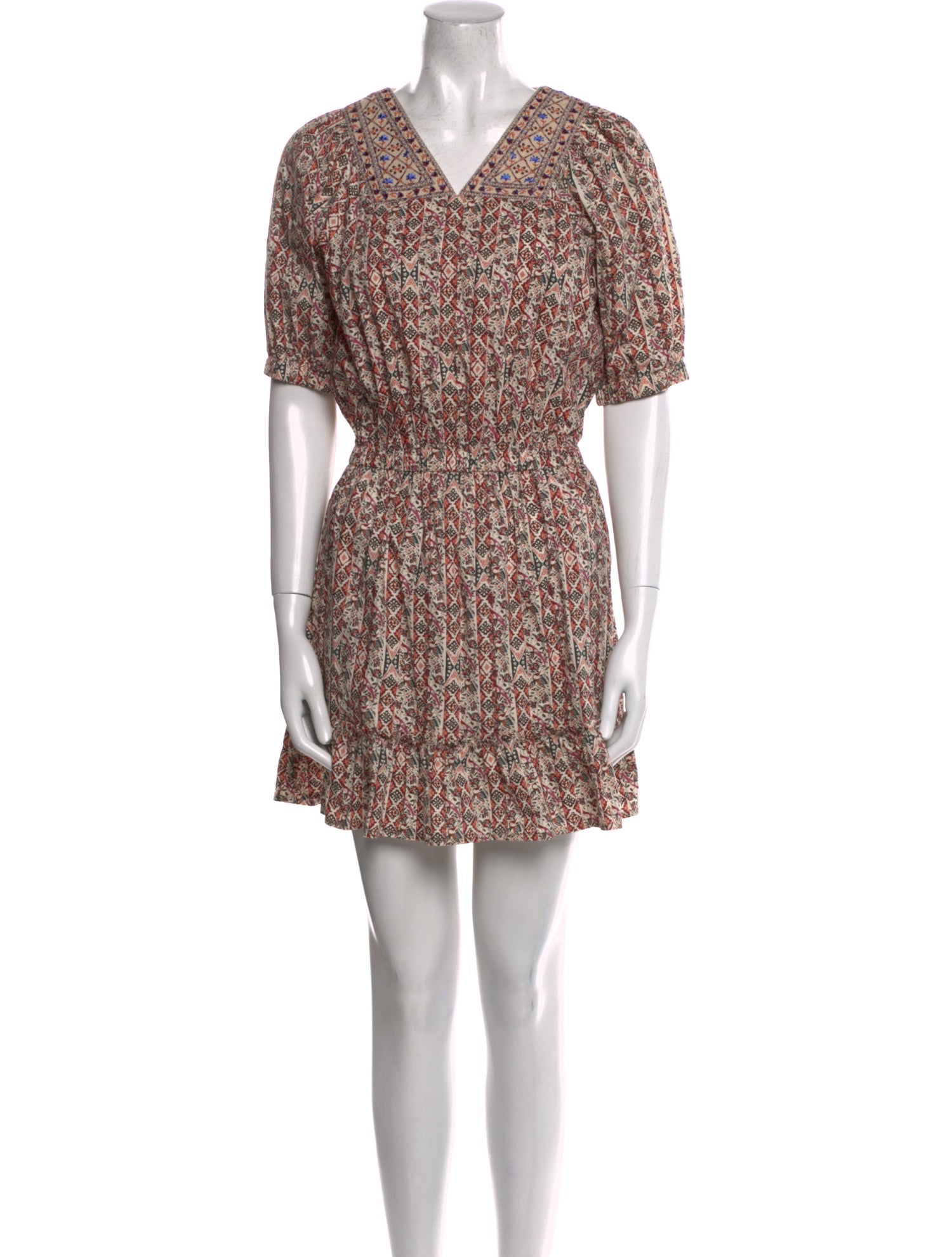 Nicole Miller Floral Print Mini Dress