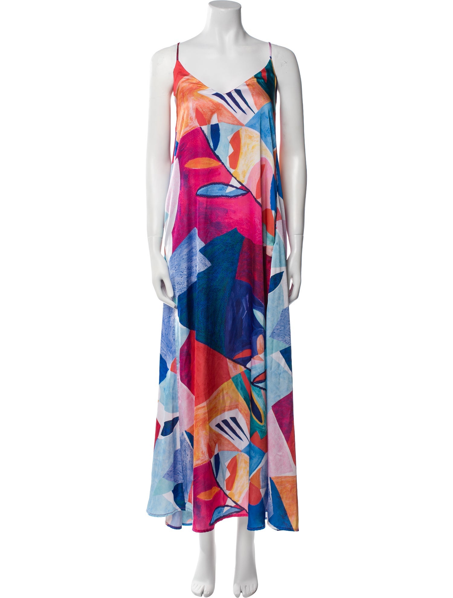 Nicole Miller Printed Long Dress