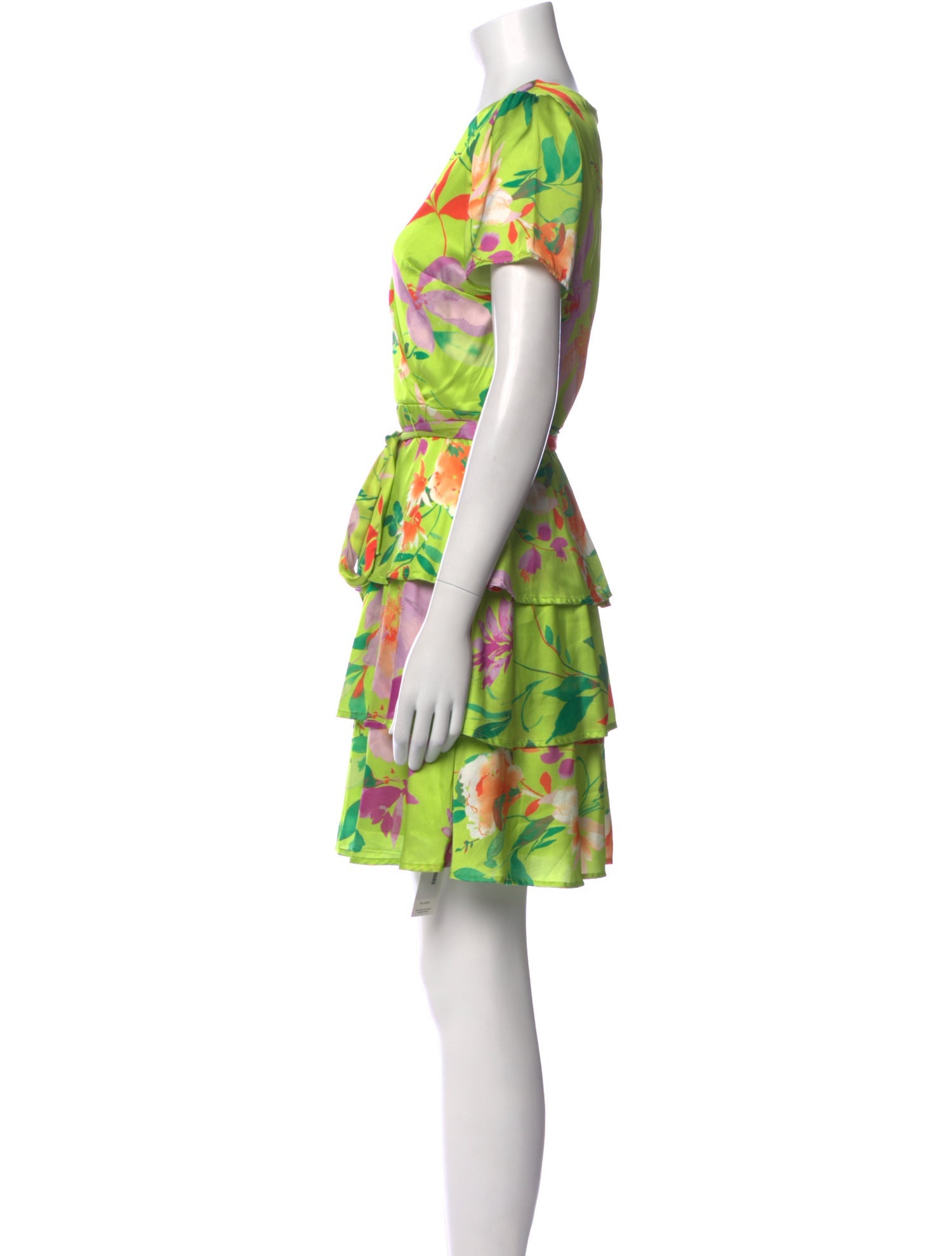 Nicole Miller Floral Print Mini Dress