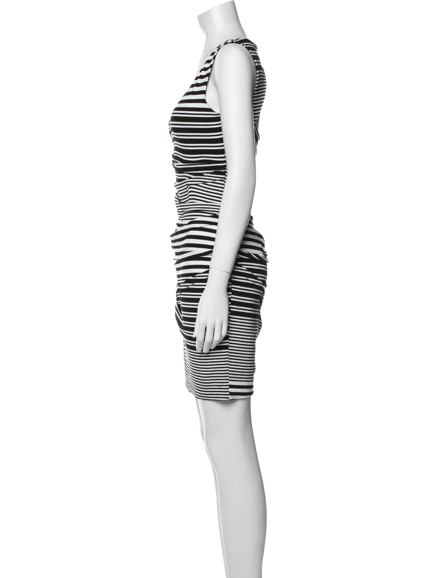 Nicole Miller Striped Mini Dress
