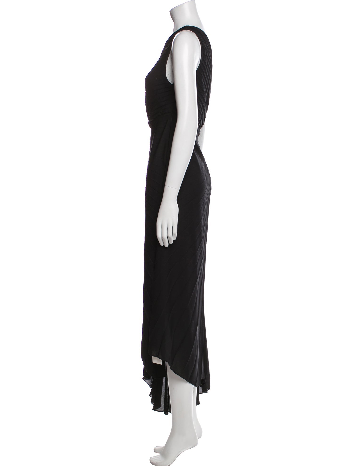 Nicole Miller One-Shoulder Long Dress