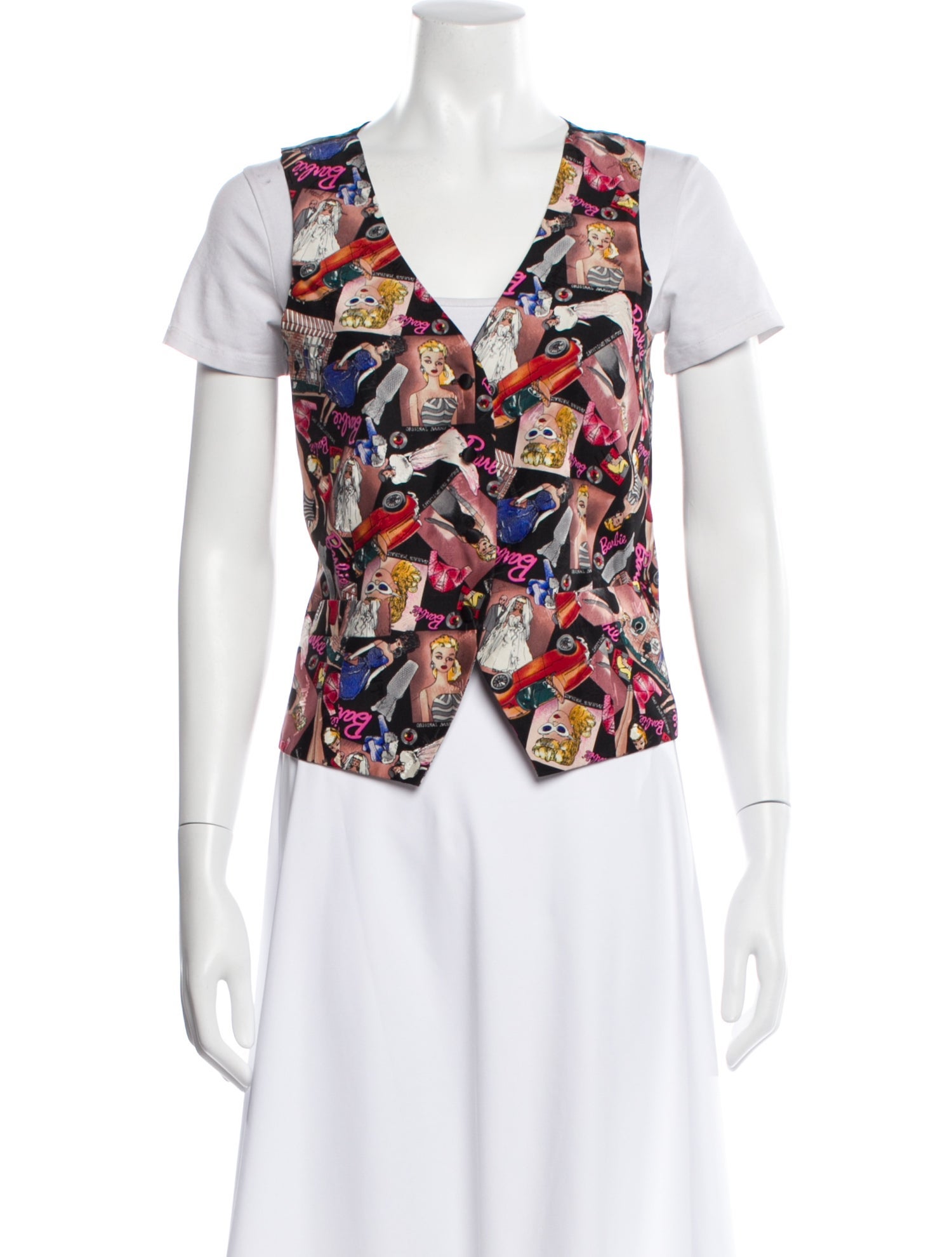 Nicole Miller Vintage Silk Vest
