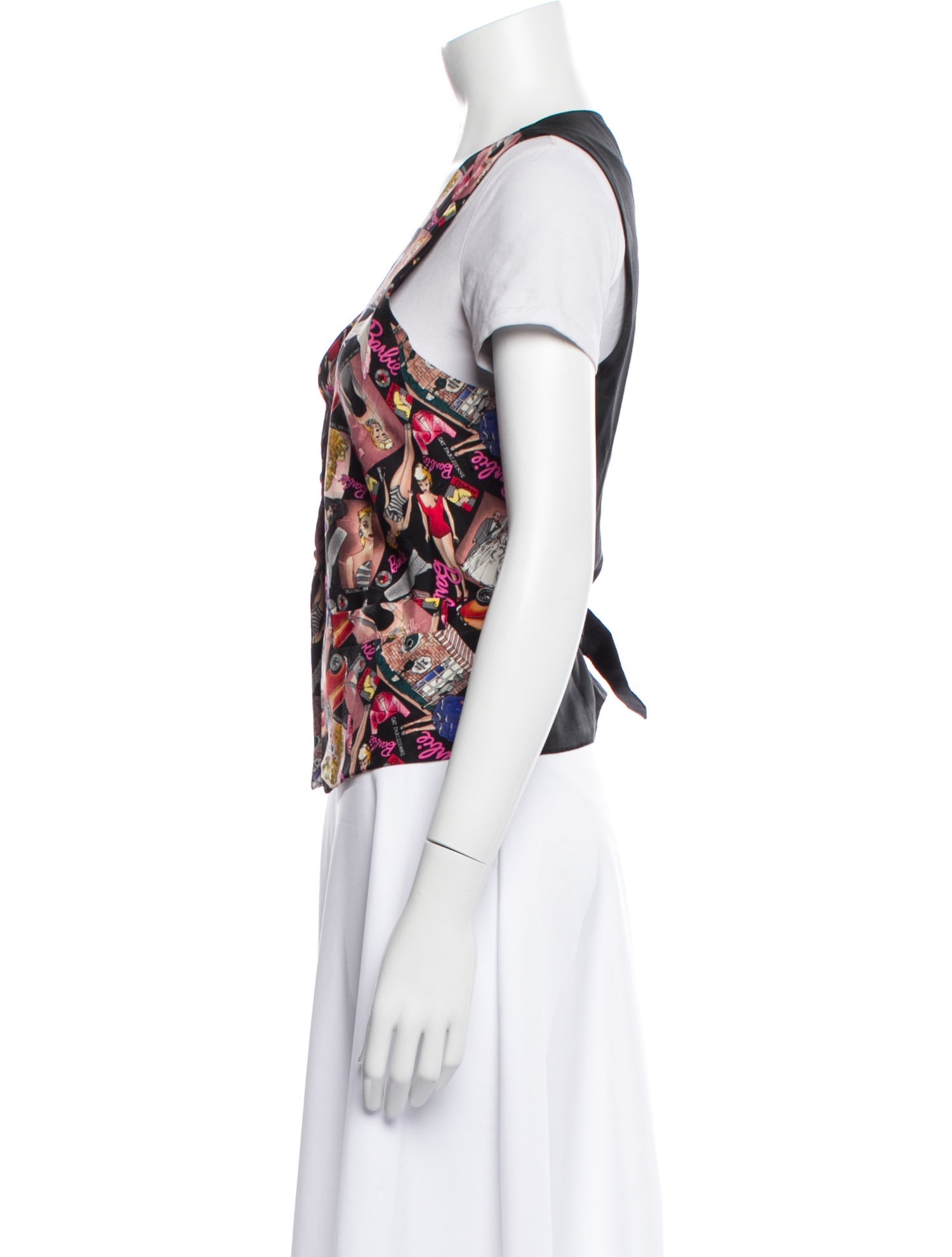 Nicole Miller Vintage Silk Vest