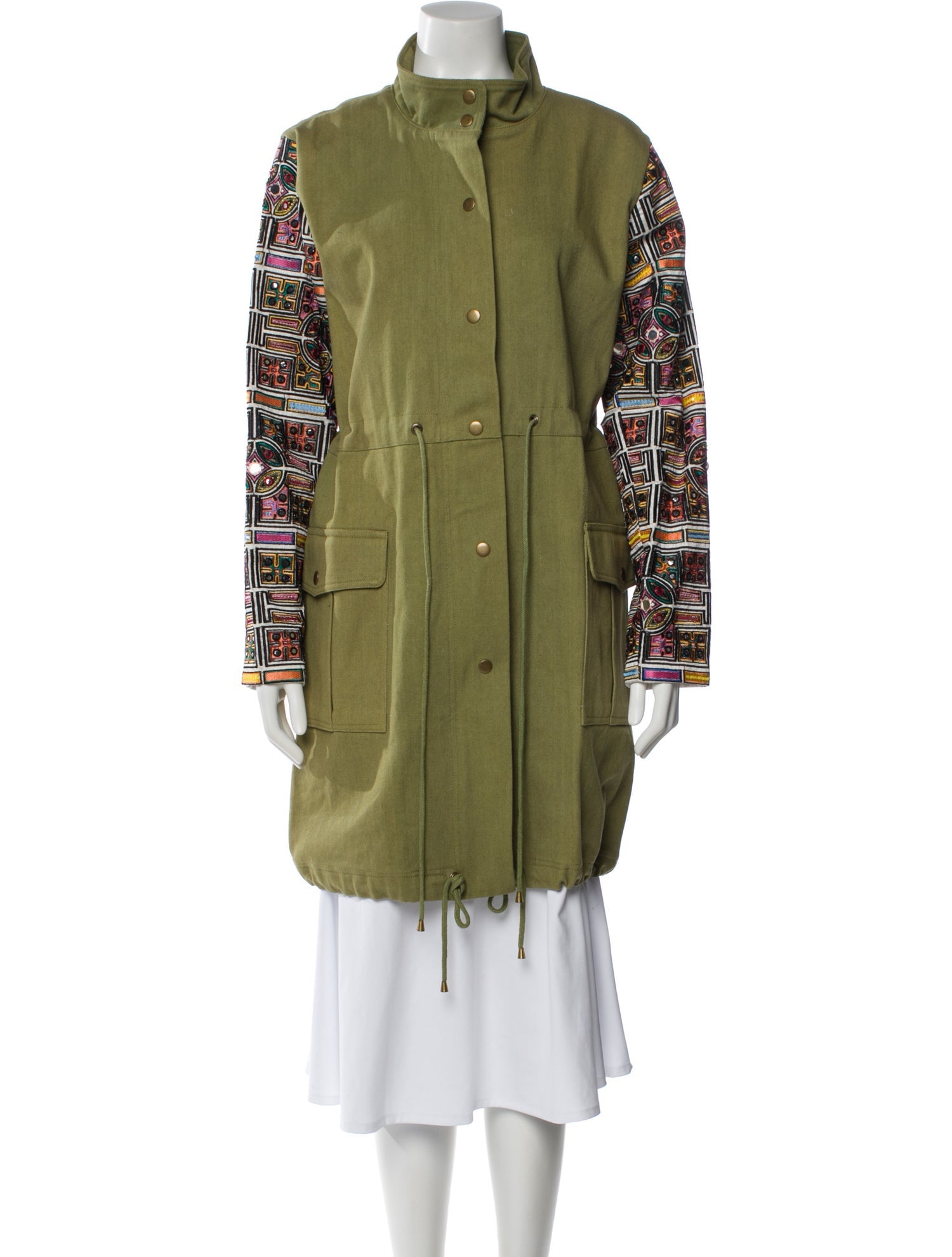 Nicole Miller Printed Parka w/ Tags
