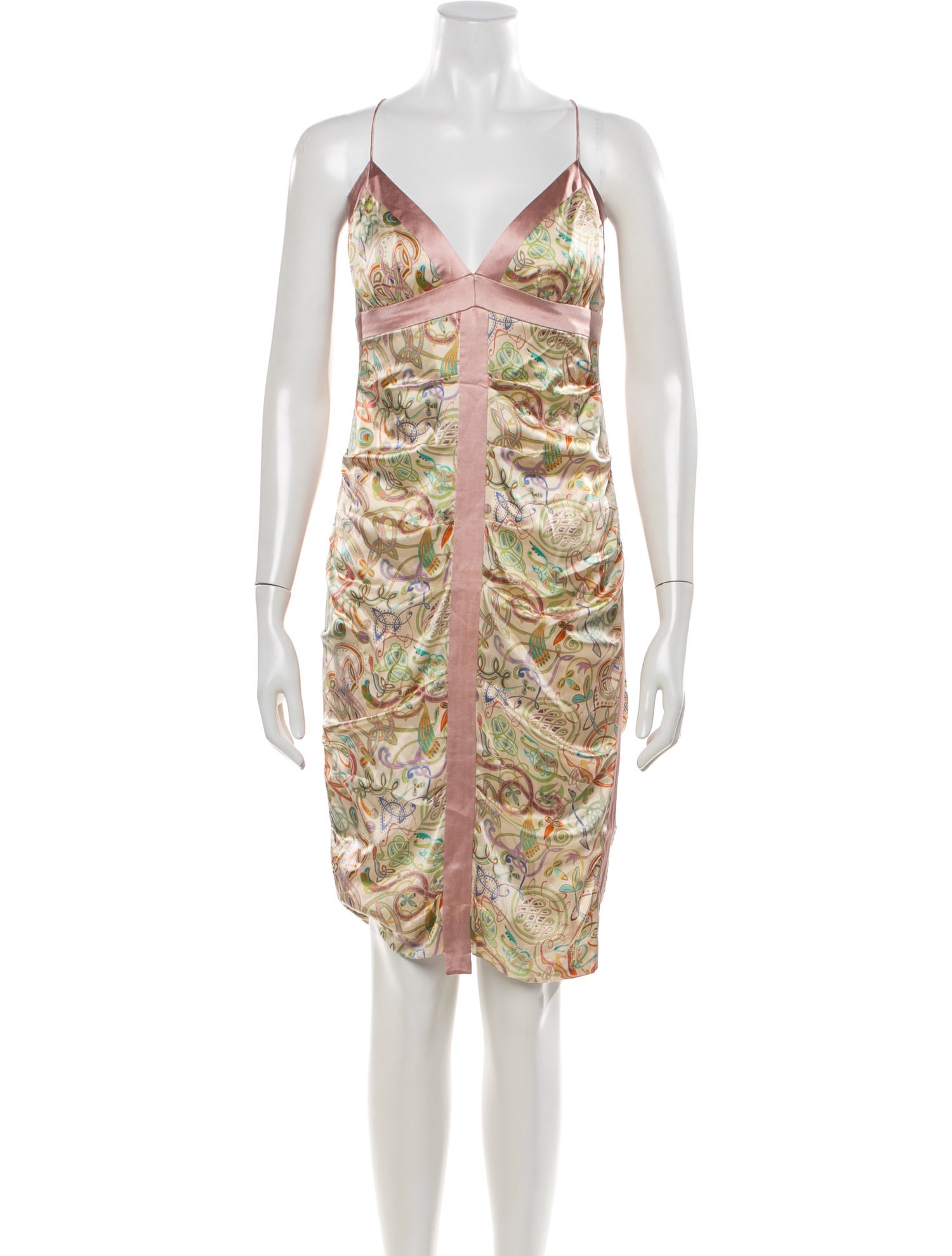 nicole miller brown dress Silk Mini - Dresses, Clothing - WNI49953 drenched day in the