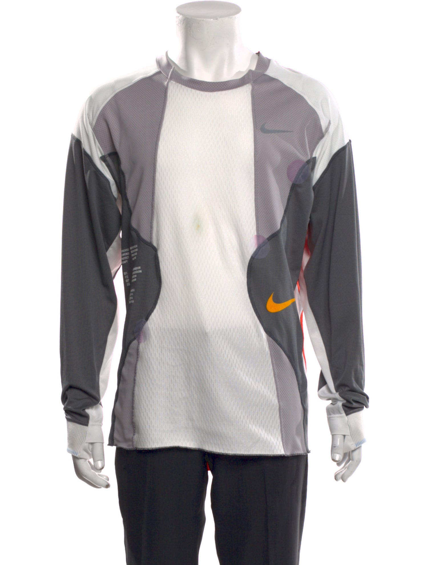 Nike ISPA Colorblock Pattern Crew Neck T-Shirt