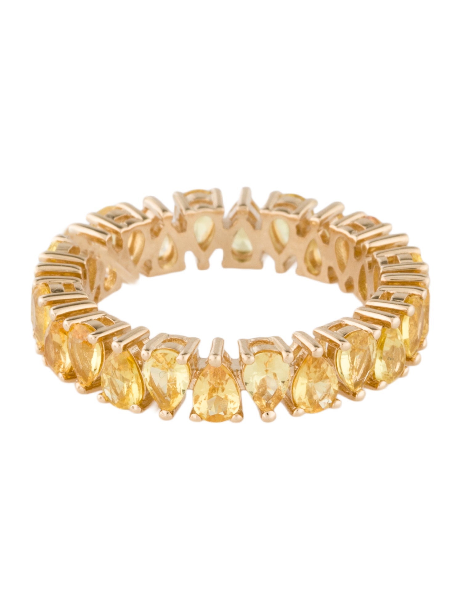 Nina Zhou 14K 2.80ctw Sapphire Eternity Band