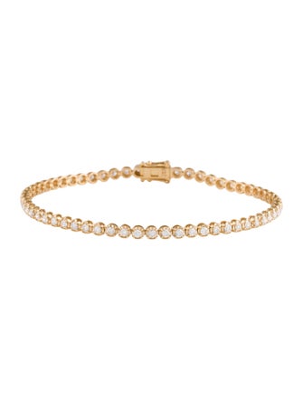 Nina Zhou 18K 1.32ctw Diamond Tennis Bracelet