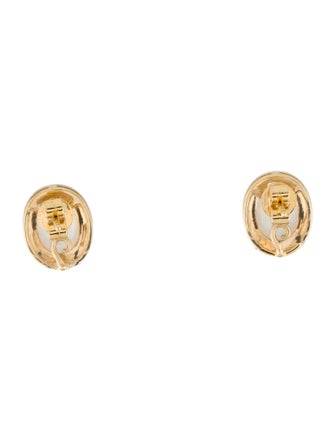 Nina Zhou 14K Moonstone Stud Earrings