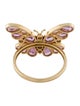 Nina Zhou 14K Sapphire & Diamond Butterfly Cocktail Ring