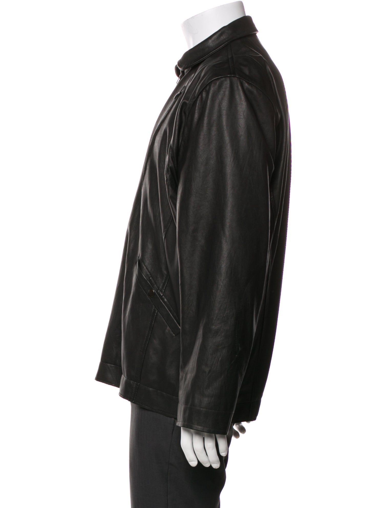 Nice Collective Lamb Leather Windbreaker