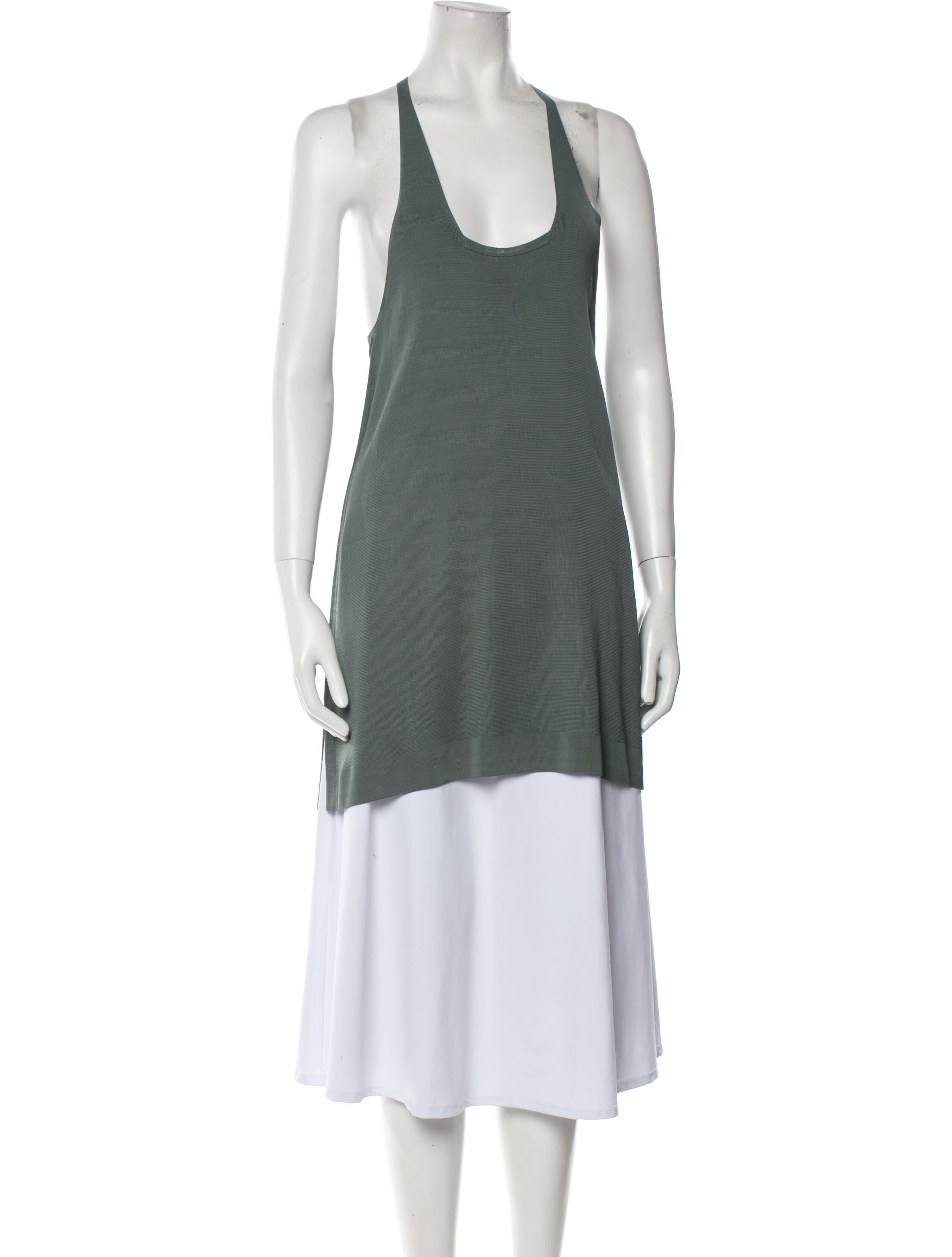 Studio Nicholson Scoop Neck Sleeveless Tunic