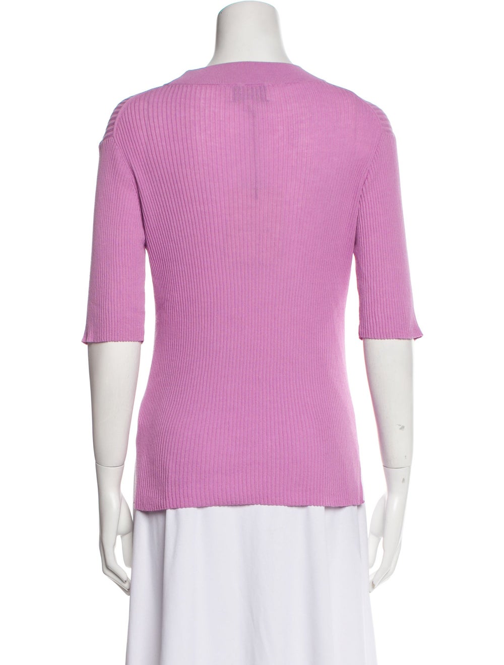 Studio Nicholson Pullover Purple Three-Quarter Sl… - image 3