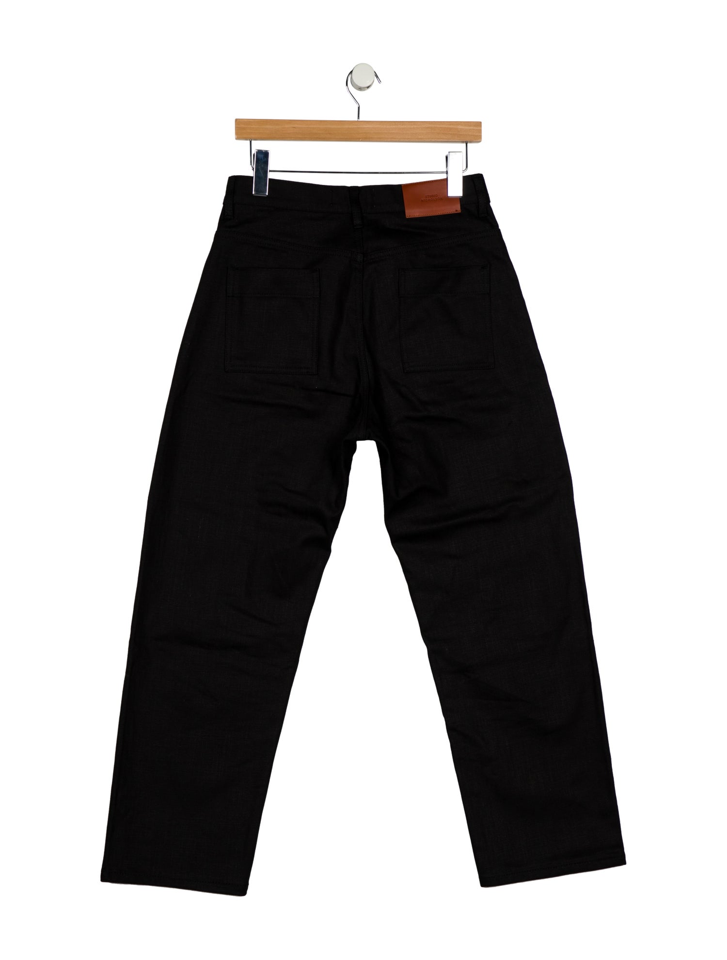 Studio Nicholson High-Rise Wide Leg Jeans