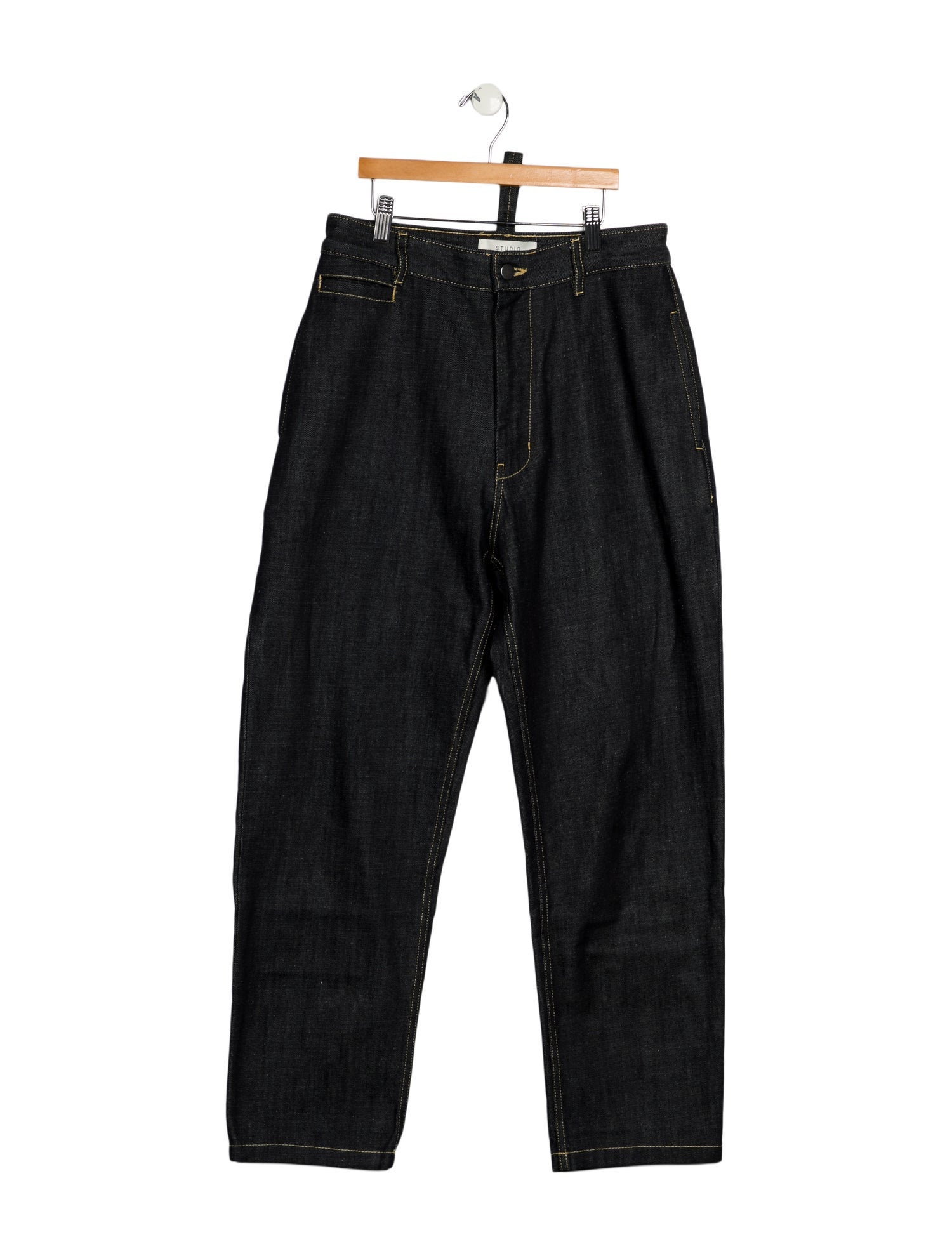 Studio Nicholson High-Rise Straight Leg Jeans