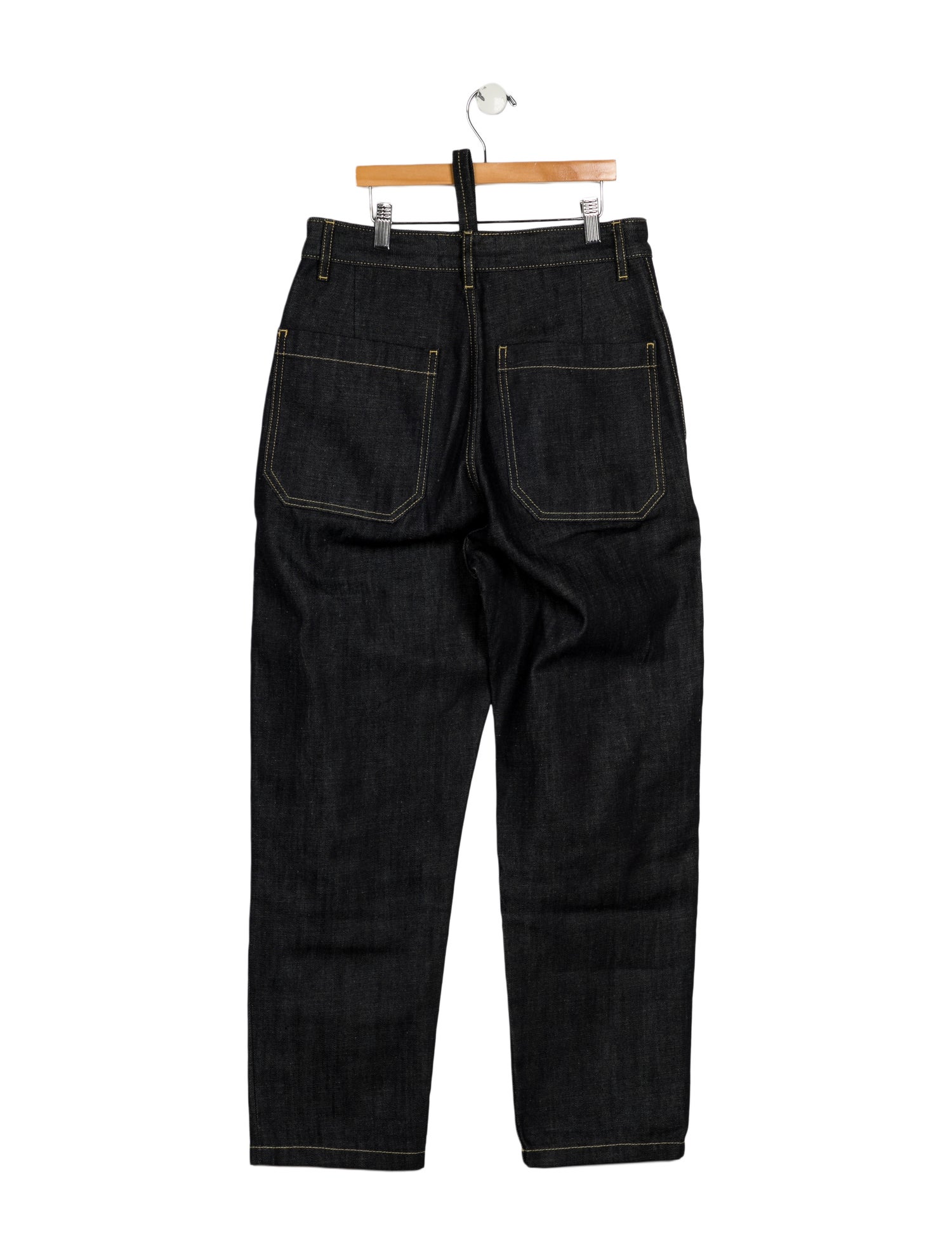 Studio Nicholson High-Rise Straight Leg Jeans
