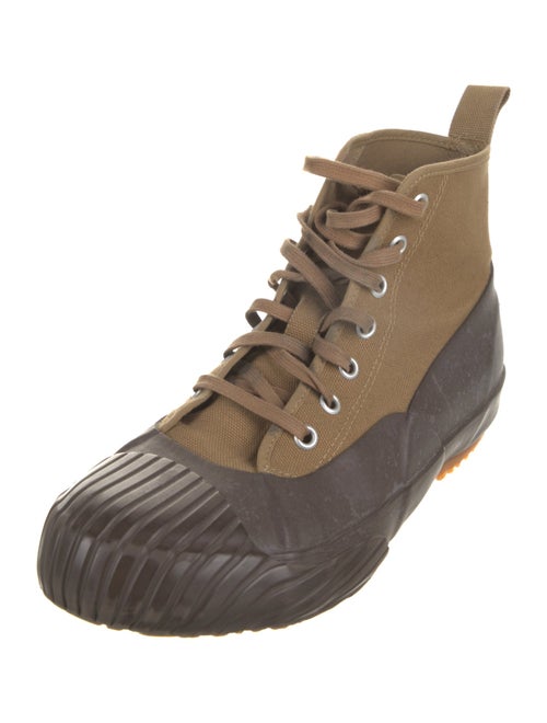 Studio Nicholson Canvas Lace-Up Boots
