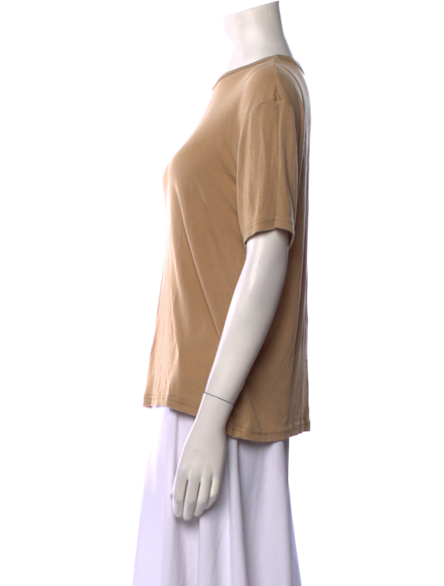 Studio Nicholson Bateau Neckline Short Sleeve T-Shirt