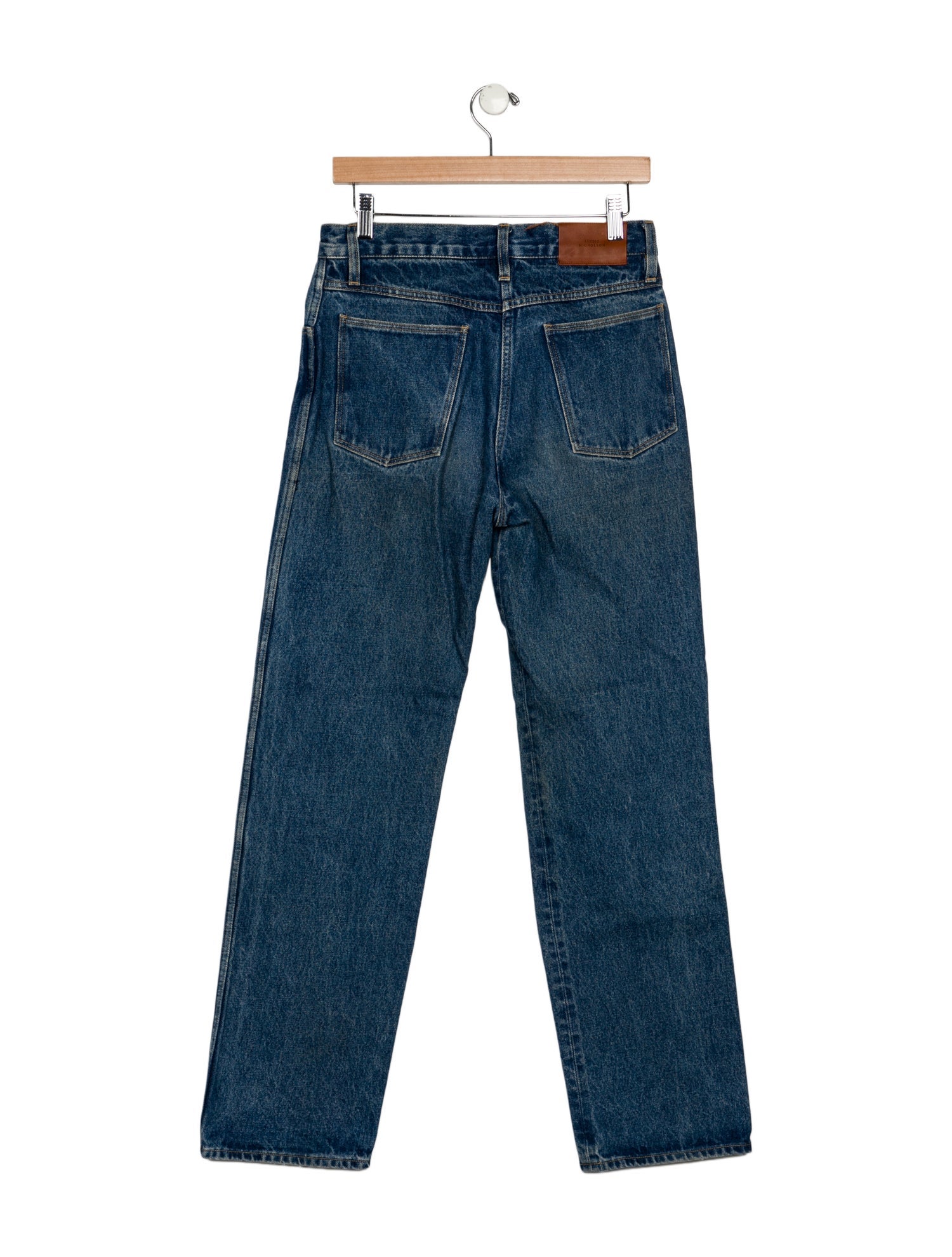 Studio Nicholson High-Rise Straight Leg Jeans