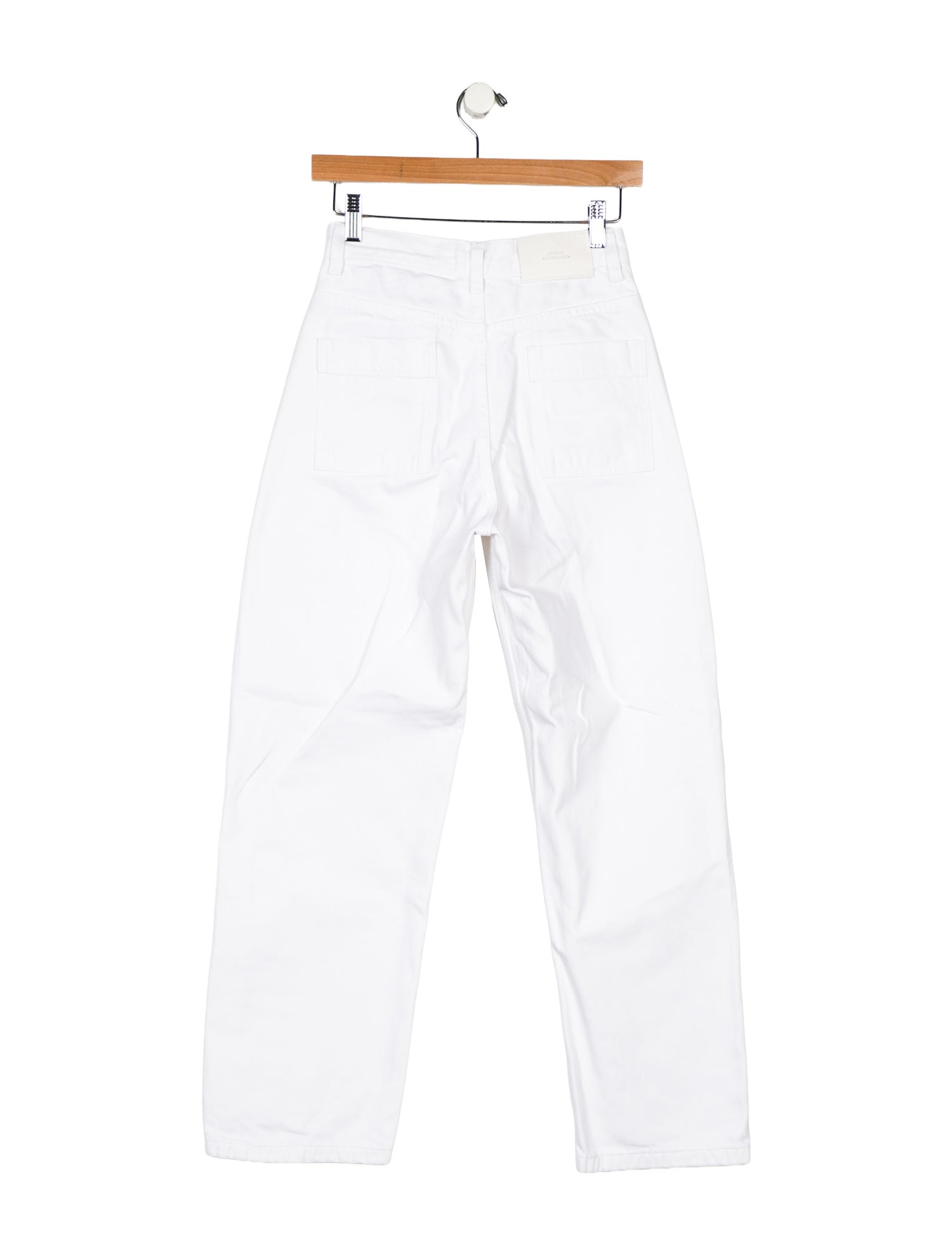 Studio Nicholson High-Rise Straight Leg Jeans