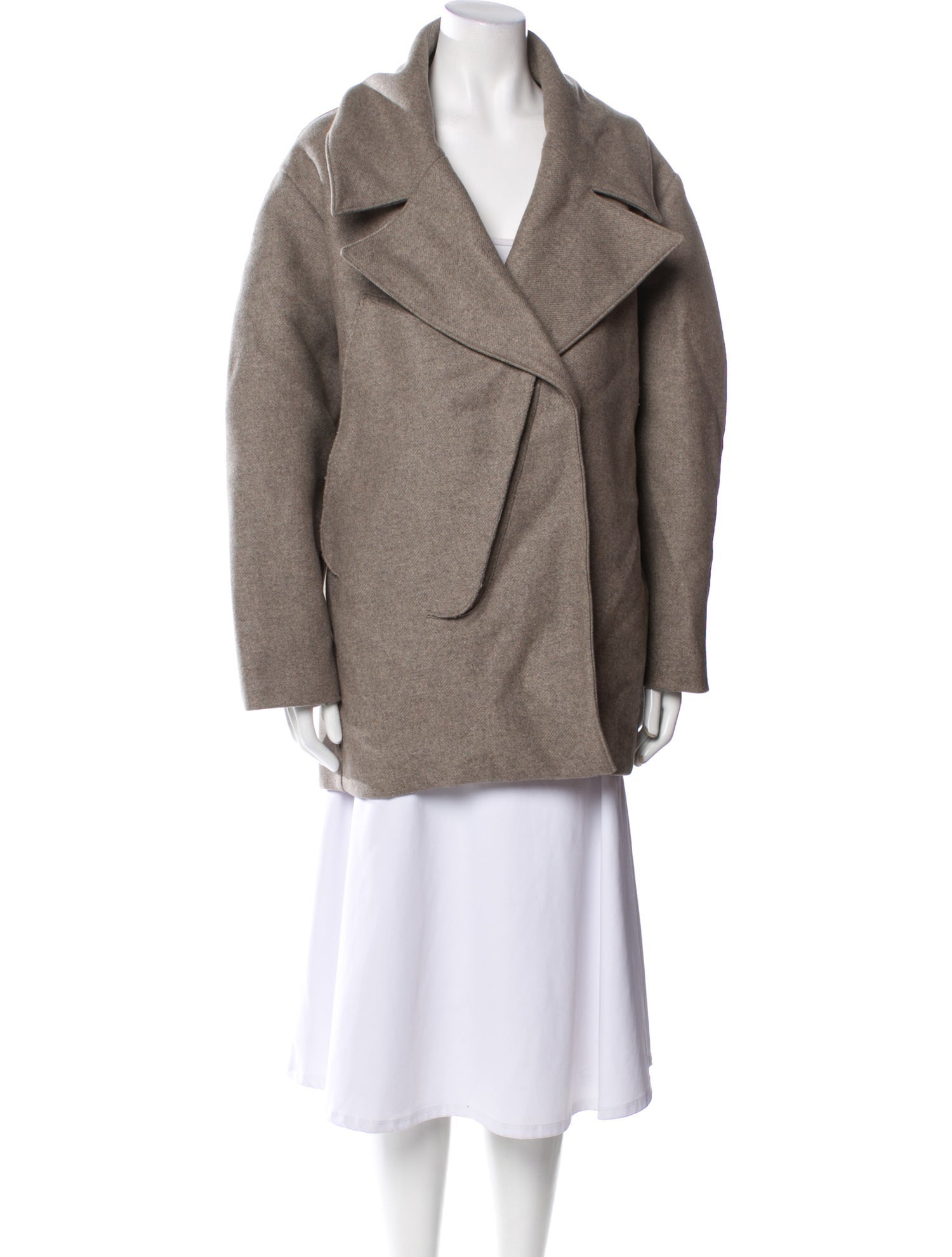 Studio Nicholson Wool Faux Fur Coat