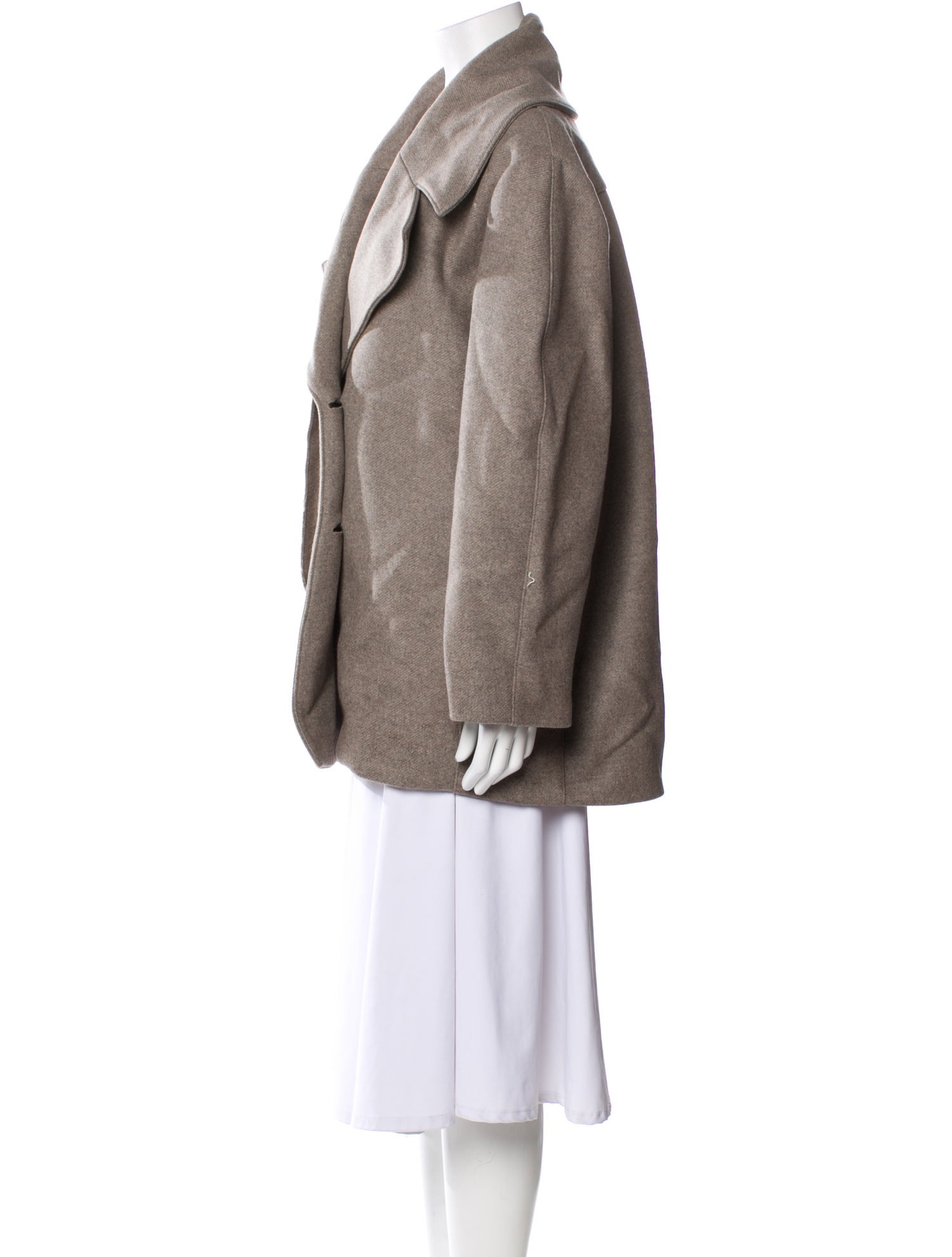 Studio Nicholson Wool Faux Fur Coat