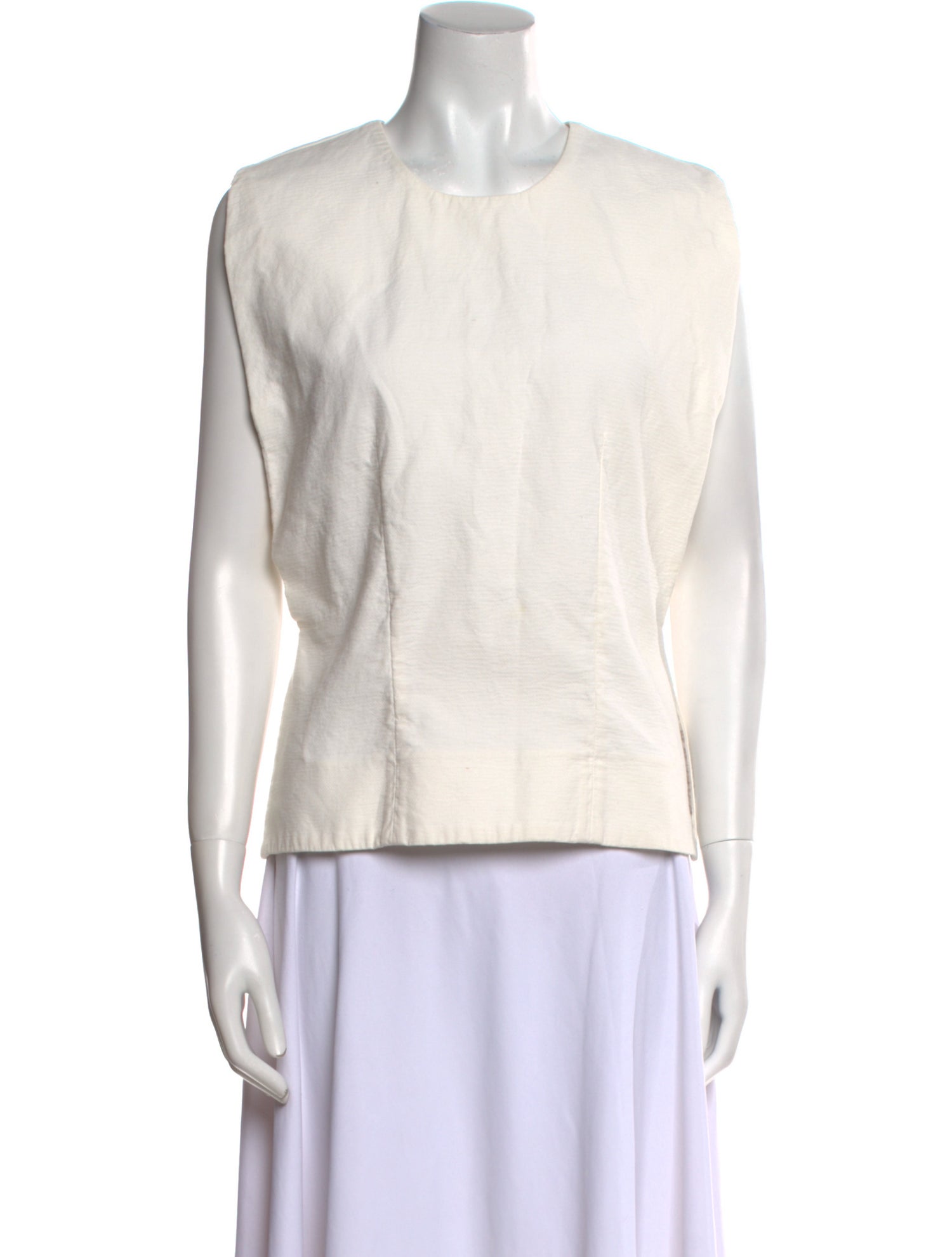 Studio Nicholson Crew Neck Sleeveless Top