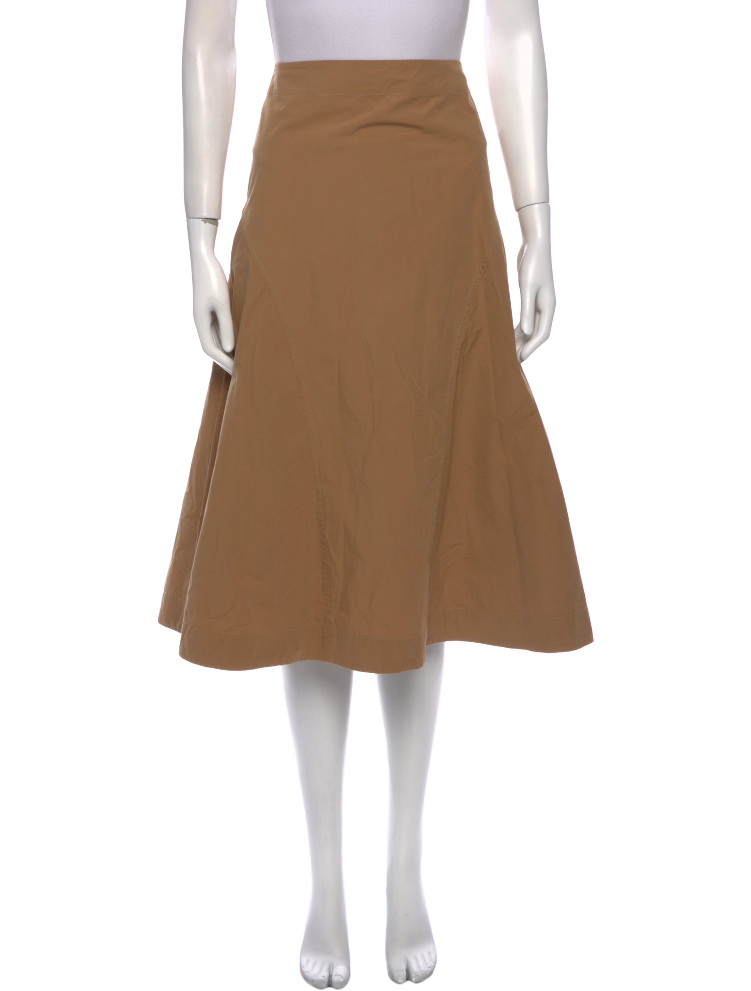 Studio Nicholson Pleated Accents Midi Length Skirt