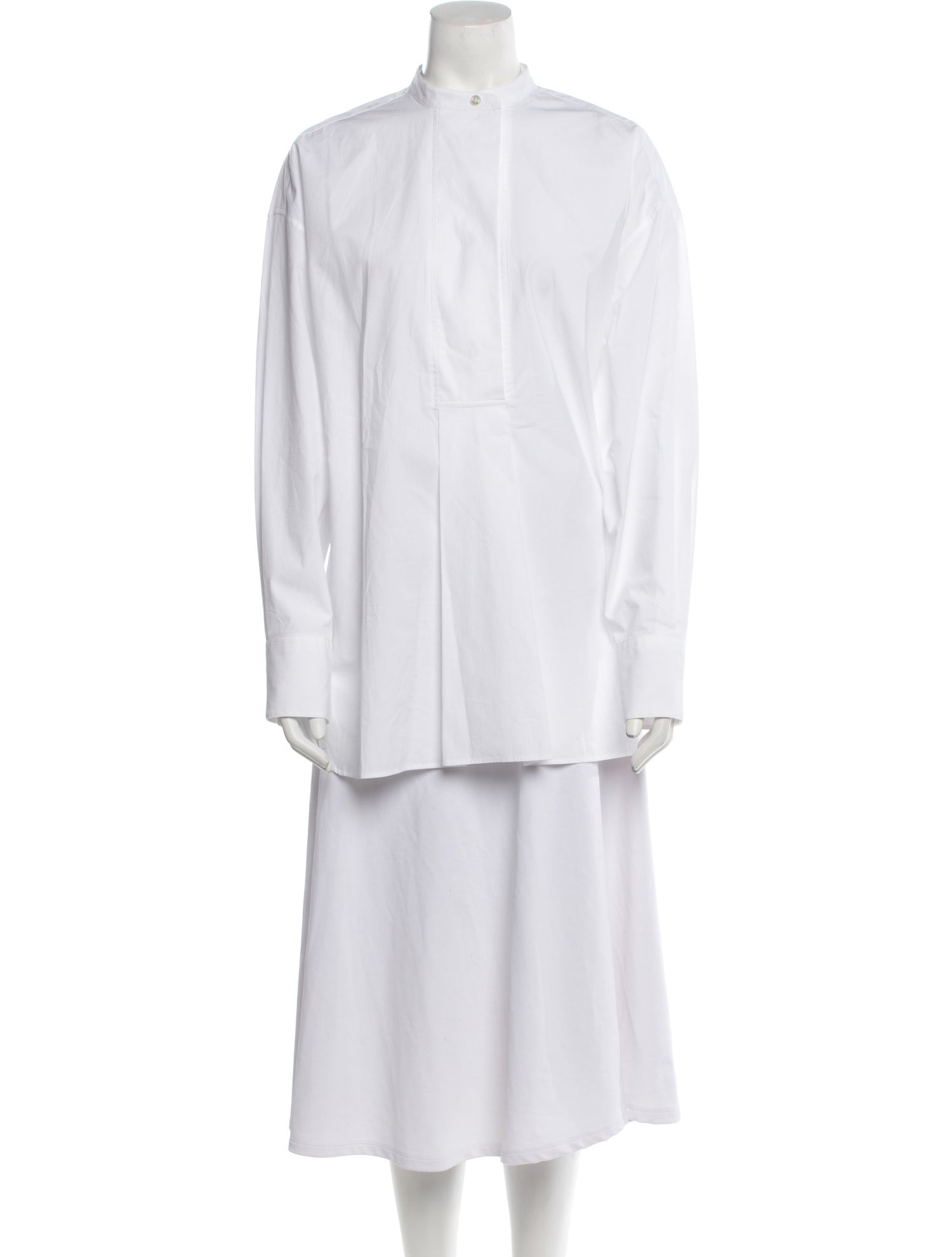 Studio Nicholson Mock Neck Long Sleeve Tunic