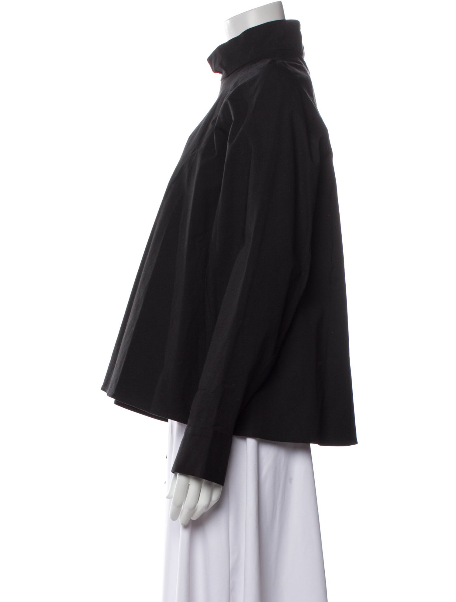 Studio Nicholson Mock Neck Long Sleeve Sweatshirt