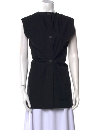 Studio Nicholson Scoop Neck Short Sleeve Top