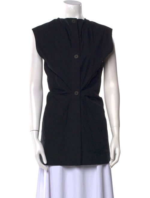 Studio Nicholson Scoop Neck Short Sleeve Top