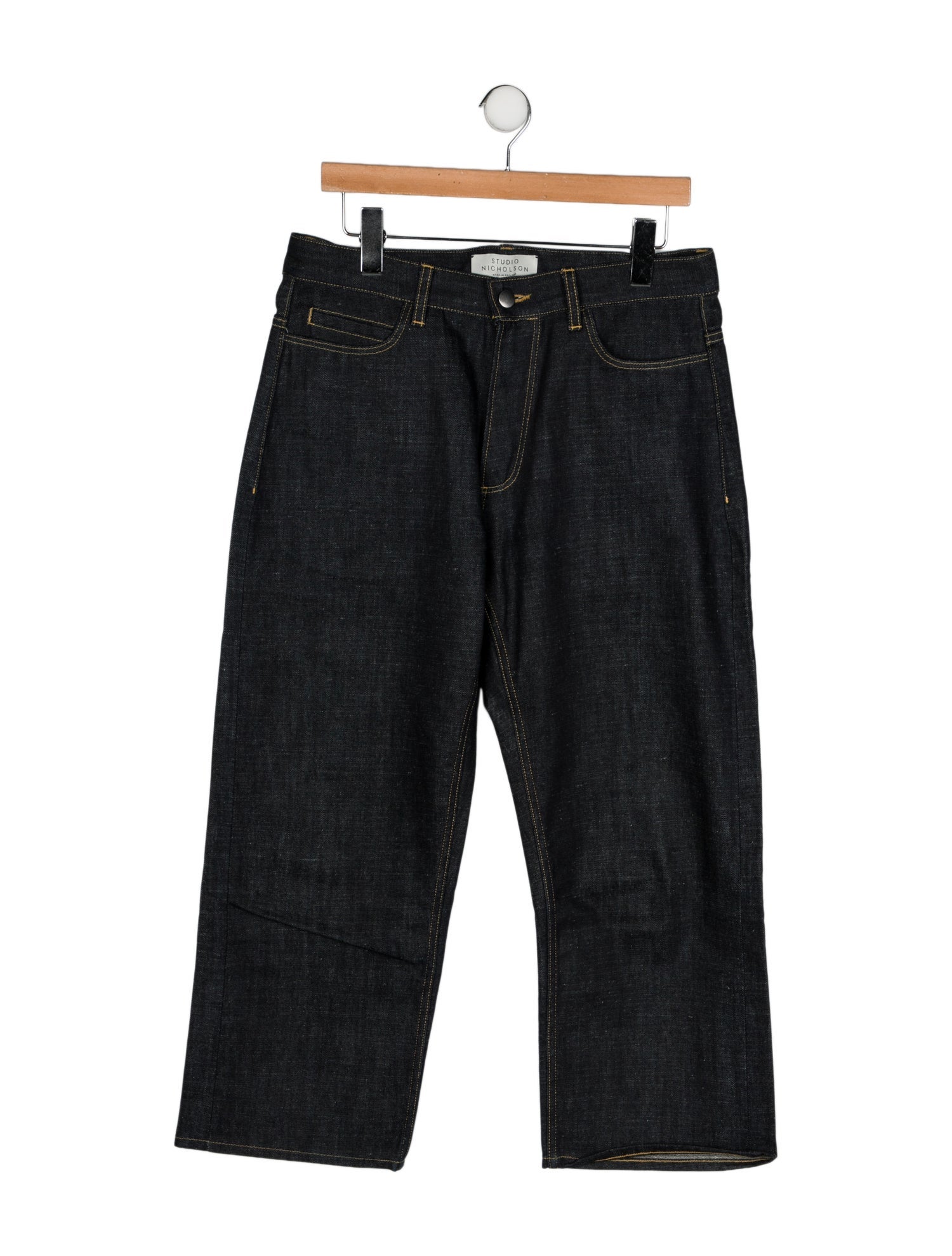 Studio Nicholson High-Rise Wide Leg Jeans