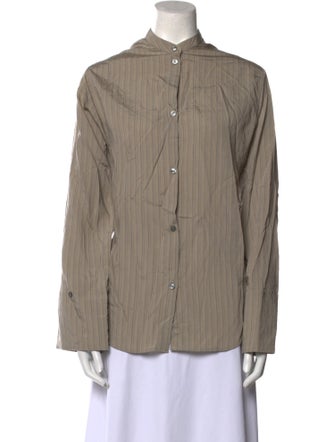 Studio Nicholson Long Sleeve Button-Up Top
