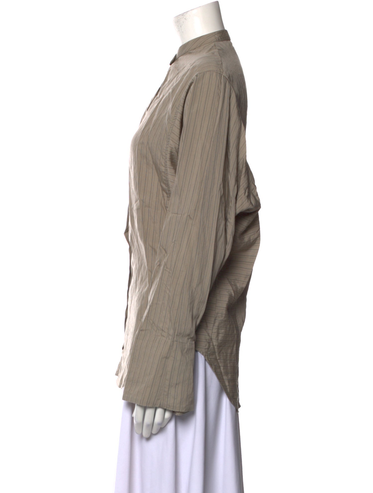 Studio Nicholson Long Sleeve Button-Up Top