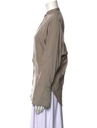 Studio Nicholson Long Sleeve Button-Up Top