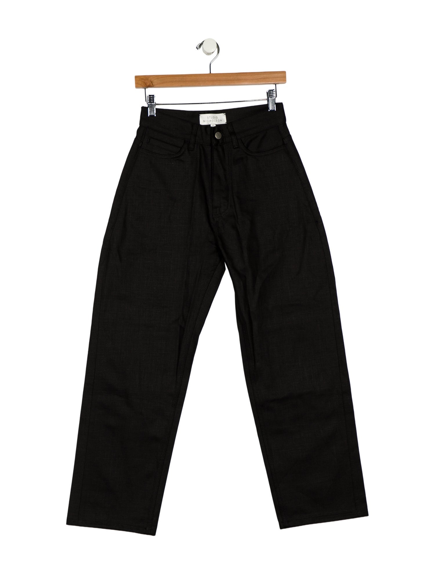 Studio Nicholson High-Rise Wide Leg Jeans