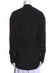 Studio Nicholson Mock Neck Long Sleeve Button-Up Top