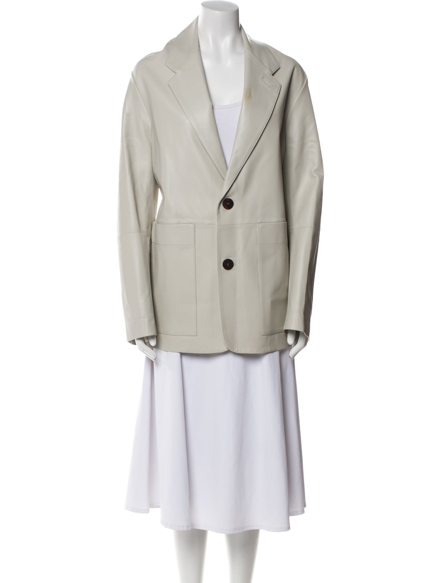 Studio Nicholson Leather Blazer